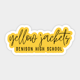 Denison High School Yellow Jackets Sticker